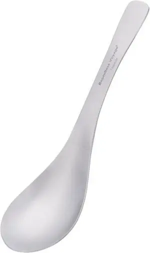 iBasingo Grade 1 Pure Titanium Spoon 15.5cm Long Ultralight Camping Tableware Portable Deep Soup Bowl Eating Spoon for Backpacking Picnic Travel Ti1067T iBasingo Grade 1 Pure Titanium Spoon 15.5cm Long Ultralight Camping Tableware Portable Deep Soup Bowl Eating Spoon for Backpacking Picnic Travel Ti1067T