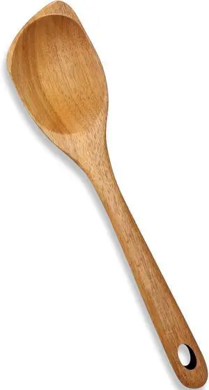 Wooden Spoons for Cooking Spatula Non Toxic Acacia Wood Kitchen Utensils | Best Large Cooking Spoon for Mixing Serving Non Stick Bamboo Kitchen Utensils Big Corner Stirring Spoon Long Handle Spatula Wooden Spoons for Cooking Spatula Non Toxic Acacia Wood Kitchen Utensils | Best Large Cooking Spoon for Mixing Serving Non Stick Bamboo Kitchen Utensils Big Corner Stirring Spoon Long Handle Spatula