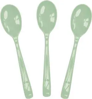 SietDESEO 50 PCS Sage Green Plastic Spoons Disposable Utensils Heavy Duty Sage Green Spoons Disposable Cutlery for Birthday Wedding Baby Shower Bridal Shower Plastic Silverware SietDESEO 50 PCS Sage Green Plastic Spoons Disposable Utensils Heavy Duty Sage Green Spoons Disposable Cutlery for Birthday Wedding Baby Shower Bridal Shower Plastic Silverware