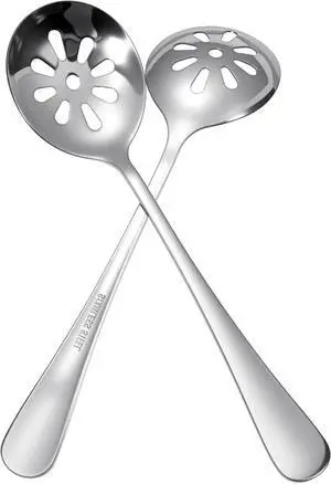 Slotted Spoon, Slotted Spoons for Soups Dips Cereals(10 Holes) | Stainless Steel, for Cooking, Serving Spoons, Strainer Spoon, for Buffets, Restaurants, Kitchens Slotted Spoon, Slotted Spoons for Soups Dips Cereals(10 Holes) | Stainless Steel, for Cooking, Serving Spoons, Strainer Spoon, for Buffets, Restaurants, Kitchens