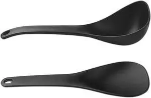 DOITOOL Rice Paddle and Soup Spoon Set 2-Piece Serving Spoons with Long Handles Non Stick Rice Ladle for Cooker Home Kitchen Restaurant Serving 7.79 X 2.95 X 1.96 in DOITOOL Rice Paddle and Soup Spoon Set 2-Piece Serving Spoons with Long Handles Non Stick Rice Ladle for Cooker Home Kitchen Restaurant Serving 7.79 X 2.95 X 1.96 in
