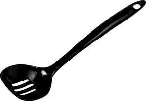 Chef Craft Basic Melamine Slotted Spoon, 11.25 inch, Black Chef Craft Basic Melamine Slotted Spoon, 11.25 inch, Black