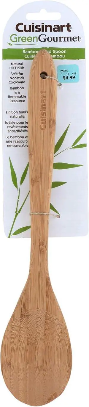 Cuisinart GreenGourmet Bamboo Solid Spoon Cuisinart GreenGourmet Bamboo Solid Spoon