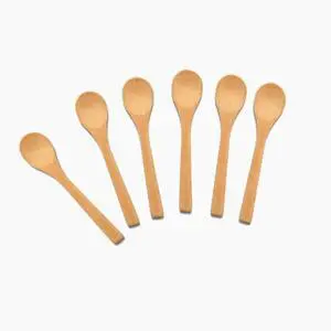 6 Pcs Handmade Small Wooden Spoon Honey Teaspoon Seasoning Coffee Tea Sugar Salt Jam Mustard Ice Cream Bamboo Spoons 6 Pcs Handmade Small Wooden Spoon Honey Teaspoon Seasoning Coffee Tea Sugar Salt Jam Mustard Ice Cream Bamboo Spoons