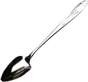 1Pc Grapefruit Spoons,Stainless Steel Grapefruit Spoon,Chef Craft Serrated Grapefruit Spoon For Cirtrus Fruits,Kiwi, Salad,And Desserts Grapefruit Knives(Silver) 1Pc Grapefruit Spoons,Stainless Steel Grapefruit Spoon,Chef Craft Serrated Grapefruit Spoon For Cirtrus Fruits,Kiwi, Salad,And Desserts Grapefruit Knives(Silver)