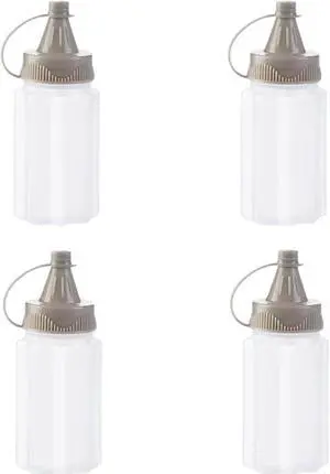 4Pcs White Plastic Squeeze Condiment Bottles,Ketchup Honey Bottle,Salad Dressing Container for Lunch, BBQ, Mini Sauce Jam Squeeze Bottle, Camping Condiment Squeeze Bottles Dinnerware and Serveware 4Pcs White Plastic Squeeze Condiment Bottles,Ketchup Honey Bottle,Salad Dressing Container for Lunch, BBQ, Mini Sauce Jam Squeeze Bottle, Camping Condiment Squeeze Bottles Dinnerware and Serveware