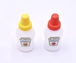 Aliotech 2pcs Mini Ketchup Bottles Condiment Honey Mustard Squeeze Refillable Tomato Ketchup Bottle Plastic Portable Squeezable Squirt Condiments Aliotech 2pcs Mini Ketchup Bottles Condiment Honey Mustard Squeeze Refillable Tomato Ketchup Bottle Plastic Portable Squeezable Squirt Condiments