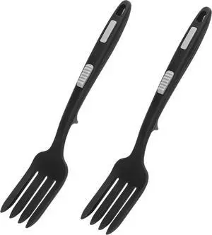 Silicone Forks for Cooking 2 Pack Heat Resistant Flexible Silicone Cooking Fork for Kitchen, Nonstick, Multipurpose Stirring and Mixing Forks, Dishwasher Safe | Baking, Serving, Mixing Made Easy Silicone Forks for Cooking 2 Pack Heat Resistant Flexible Silicone Cooking Fork for Kitchen, Nonstick, Multipurpose Stirring and Mixing Forks, Dishwasher Safe | Baking, Serving, Mixing Made Easy