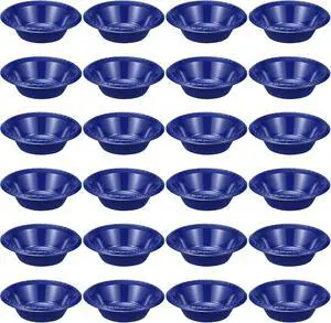 24 Pack 16oz Blue Disposable Plastic Bowls Dessert, Ice Cream, Salad, Soup Serving Cups for Party, Picnic, Food Snacks (Blue) 24 Pack 16oz Blue Disposable Plastic Bowls Dessert, Ice Cream, Salad, Soup Serving Cups for Party, Picnic, Food Snacks (Blue)
