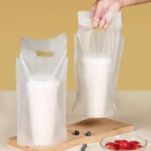 Elyfree Drink Carrier for Delivery, Clear Cup Carrier with Handle for Drink Cups/Coffee/Tea/Juice, Plastic Bags for Drinks, Portable Take Out Bags for Coffee Shop/Restaurant/Bar (1 cup, 100 Pack) Elyfree Drink Carrier for Delivery, Clear Cup Carrier with Handle for Drink Cups/Coffee/Tea/Juice, Plastic Bags for Drinks, Portable Take Out Bags for Coffee Shop/Restaurant/Bar (1 cup, 100 Pack)