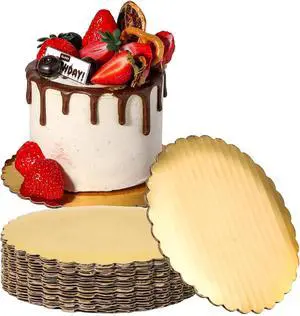 Fit Meal Prep 20 Pack Cake Boards, 6 Inch Round Gold Cake Circles, Disposable Pizza Circles Cake Pan Base Stand for Desserts and Pastries, Greaseproof Cardboard Cake Rounds for Cake DIY, Birthday Fit Meal Prep 20 Pack Cake Boards, 6 Inch Round Gold Cake Circles, Disposable Pizza Circles Cake Pan Base Stand for Desserts and Pastries, Greaseproof Cardboard Cake Rounds for Cake DIY, Birthday