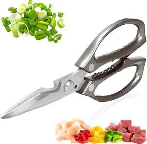 Kitchen Scissors, All PurposeUltra Sharp Meat ScissorsHeavy Duty Cooking ScissorDishwash Safe Stainless Steel Kitchen Shears for Food, Chicken Bones, Turkey Kitchen Scissors, All PurposeUltra Sharp Meat ScissorsHeavy Duty Cooking ScissorDishwash Safe Stainless Steel Kitchen Shears for Food, Chicken Bones, Turkey
