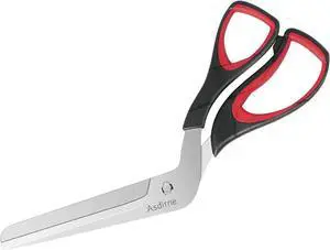 Asdirne Pizza Scissors, Pizza Cutter with Ultra Sharp Detachable Blade and Ergonomic Soft Grip, 10.3Inch, Black&Red Asdirne Pizza Scissors, Pizza Cutter with Ultra Sharp Detachable Blade and Ergonomic Soft Grip, 10.3Inch, Black&Red