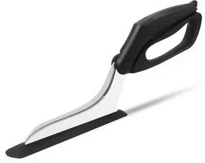 Pizza Scissors, Pizza Cutter Scissors with Firm Base and Comfortable Grip, Food Grade Stainless Steel Blades, Sharp Cutting Blades, Black Pizza Scissors, Pizza Cutter Scissors with Firm Base and Comfortable Grip, Food Grade Stainless Steel Blades, Sharp Cutting Blades, Black