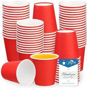 100 Pack 3oz Red Paper Cups, Mouthwash Cups, Bathroom Cups | Small Paper Cups, 3oz Disposable Cups, Ideal for Bathroom, Supermarket, Birthday Party, Picnic and BBQ 100 Pack 3oz Red Paper Cups, Mouthwash Cups, Bathroom Cups | Small Paper Cups, 3oz Disposable Cups, Ideal for Bathroom, Supermarket, Birthday Party, Picnic and BBQ