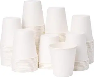 YEEHAW 3 oz 100 Pack Small White Disposable Paper Cups | For Coffee/Bathroom/Mouthwash Use, Sturdy & Leak-Proof Paper, Bulk 100 Pack, Ideal For Hotels/Offices/Home YEEHAW 3 oz 100 Pack Small White Disposable Paper Cups | For Coffee/Bathroom/Mouthwash Use, Sturdy & Leak-Proof Paper, Bulk 100 Pack, Ideal For Hotels/Offices/Home
