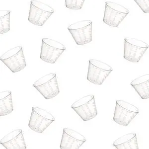 Perfect stix [100 Count - 1 oz Disposable Graduated Plastic Medicine Cups - For Mixed Pills, Medication Measuring, Resin Mixing, Mouthwash Perfect stix [100 Count - 1 oz Disposable Graduated Plastic Medicine Cups - For Mixed Pills, Medication Measuring, Resin Mixing, Mouthwash