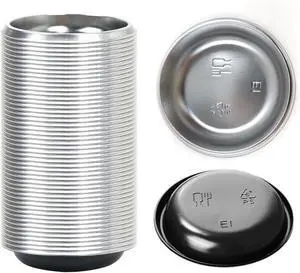 Disposable Sauce Dishes, 100 pcs Plastic Disposable Dipping Sauce Dishes, Seasoning Platter, Soy Sauce Dish for Sushi Mustard Vinegar Soy BBQ Ketchup (Silver/Black) Disposable Sauce Dishes, 100 pcs Plastic Disposable Dipping Sauce Dishes, Seasoning Platter, Soy Sauce Dish for Sushi Mustard Vinegar Soy BBQ Ketchup (Silver/Black)