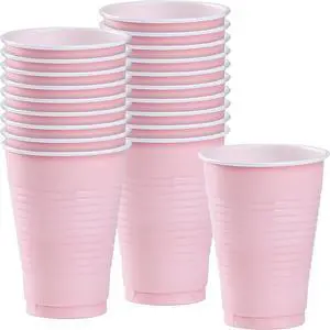 Pink Solid Color Plastic Party Cup (12 Oz.) 20 Count - Premium Quality and Durable, Perfect for Any Celebration Pink Solid Color Plastic Party Cup (12 Oz.) 20 Count - Premium Quality and Durable, Perfect for Any Celebration