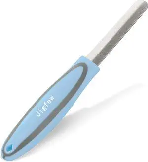 Diamond Nail File,Diamond Finish,Professional Stainless Steel Nail Files Double Sided,TPR Non-Slip Handle,for Women Men Dogs and Cats Diamond Nail File,Diamond Finish,Professional Stainless Steel Nail Files Double Sided,TPR Non-Slip Handle,for Women Men Dogs and Cats