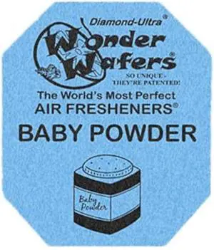Wonder Wafers Air Fresheners 25ct. Individually Wrapped, Baby Powder Fragrance Wonder Wafers Air Fresheners 25ct. Individually Wrapped, Baby Powder Fragrance