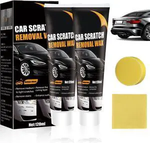 2Pcs Car Scratch Remover Wax, Professional Scratch Remover for Vehicles, Car Scratch Repair Paste for Deep Scratches with Wipe and Sponge,Universal Car Scratch Removal Wax for Deep Scratches Paste Kit 2Pcs Car Scratch Remover Wax, Professional Scratch Remover for Vehicles, Car Scratch Repair Paste for Deep Scratches with Wipe and Sponge,Universal Car Scratch Removal Wax for Deep Scratches Paste Kit