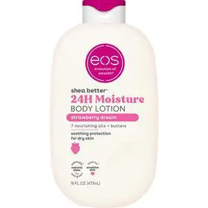eos Shea Better Body Lotion for Dry Skin, Strawberry Dream, 16 fl oz eos Shea Better Body Lotion for Dry Skin, Strawberry Dream, 16 fl oz
