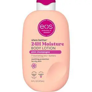 eos Shea Better Body Lotion for Dry Skin, Pink Champagne, 16 fl oz eos Shea Better Body Lotion for Dry Skin, Pink Champagne, 16 fl oz