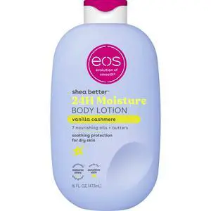 eos Shea Better 24H Moisture Body Lotion, Vanilla Cashmere, for Dry Skin, 16 fl oz eos Shea Better 24H Moisture Body Lotion, Vanilla Cashmere, for Dry Skin, 16 fl oz