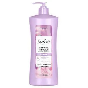 Suave Bonding Infusion Purple Toning Shampoo, Purple Shampoo for Blonde Hair, Color-Treated and Damaged Hair, 28 fl oz Suave Bonding Infusion Purple Toning Shampoo, Purple Shampoo for Blonde Hair, Color-Treated and Damaged Hair, 28 fl oz