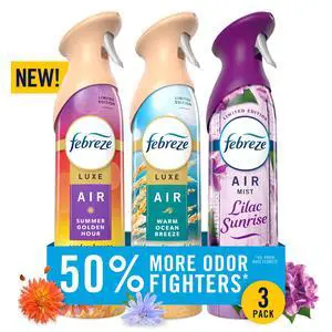 MultiScent Febreze Air Mist Room Spray, Instant JustCleaned Freshness, Ideal for Bathrooms, Living Spaces, Dormitory and Garage Odor Treatment MultiScent Febreze Air Mist Room Spray, Instant JustCleaned Freshness, Ideal for Bathrooms, Living Spaces, Dormitory and Garage Odor Treatment