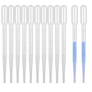 3ml Disposable Graduated Plastic Transfer Pipettes, FoodGrade LeakProof Droppers for Essential Oils, Pet Feeding, Watercolor Painting & Lab Experiments 3ml Disposable Graduated Plastic Transfer Pipettes, FoodGrade LeakProof Droppers for Essential Oils, Pet Feeding, Watercolor Painting & Lab Experiments