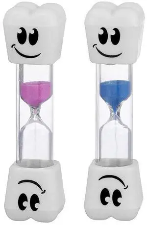 Smile Tooth 2 Minute Sand Timer Assorted Colors (2 Pack) Smile Tooth 2 Minute Sand Timer Assorted Colors (2 Pack)