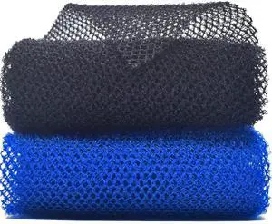 2 Piece African Exfoliating Net for Body, African Net Sponge, African Wash Net, African Shower Net, African Bath Sponge Scrubbing Rag Net Exfoliation, African Body Scrubber (Black,Blue) 2 Piece African Exfoliating Net for Body, African Net Sponge, African Wash Net, African Shower Net, African Bath Sponge Scrubbing Rag Net Exfoliation, African Body Scrubber (Black,Blue)