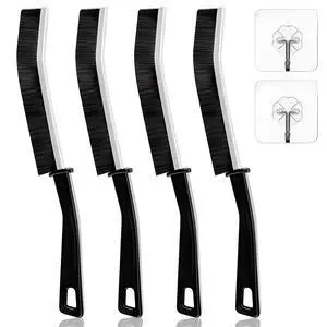 OKOM Multifunctional Stainless Steel Crevice Cleaning Brush - Hard Bristles for Kitchen & Bath Gap Cleaning OKOM Multifunctional Stainless Steel Crevice Cleaning Brush - Hard Bristles for Kitchen & Bath Gap Cleaning