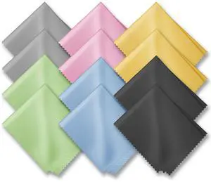 Glasses Cleaning Cloths(12 pcs),Microfiber Eyeglass Cleaner Cloth, Lens Wipes Cloth for Cleaning Eyeglasses, Cell Phones, Screens, Lenses, Electronics and All Delicate Surface Glasses Cleaning Cloths(12 pcs),Microfiber Eyeglass Cleaner Cloth, Lens Wipes Cloth for Cleaning Eyeglasses, Cell Phones, Screens, Lenses, Electronics and All Delicate Surface