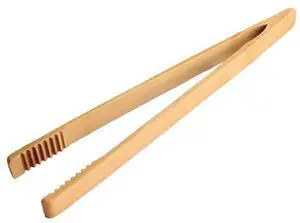 1 Pieces Bamboo Toast Tongs, 9.8 Inches Long Wood Toaster Tongs with Anti-slip Design, Tongs for Cooking with Cooking Oil Coating, Eco-friendly (9.8 Inches) 1 Pieces Bamboo Toast Tongs, 9.8 Inches Long Wood Toaster Tongs with Anti-slip Design, Tongs for Cooking with Cooking Oil Coating, Eco-friendly (9.8 Inches)