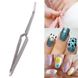 1pcs Nail Professional Tools Multi-Function Nail Art Rhinestones Decoration Picking Clip Nipper Stainless Steel Tweezers 1pcs Nail Professional Tools Multi-Function Nail Art Rhinestones Decoration Picking Clip Nipper Stainless Steel Tweezers
