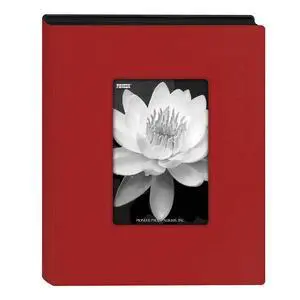 Pioneer Photo Albums KZ-46/R Mini Frame Cover Photo Album, Holds 24 Photos, Red, 4" x 6" Pioneer Photo Albums KZ-46/R Mini Frame Cover Photo Album, Holds 24 Photos, Red, 4" x 6"