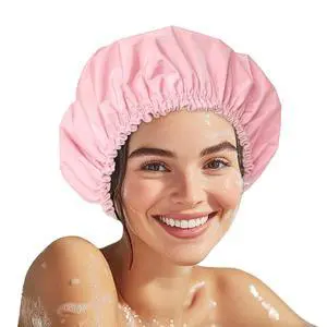 Shower Cap for Women, Large Waterproof Shower Bonnet Shower Cap for Women, Large Waterproof Shower Bonnet