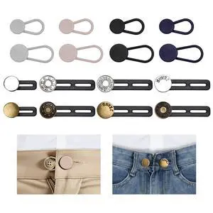 16 PCS Button Extenders for Jeans, Waist Adjuster for Pants 16 PCS Button Extenders for Jeans, Waist Adjuster for Pants