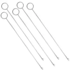 Haikole 10.4 Inch Loop Turner Tool for Silicone Beads 5PCS Loop Turners Sewing Tool,Sewing Loop Turner Hook for Fabric Belts Strips Tube Straps DIY Accessories (Silver 5pcs) Haikole 10.4 Inch Loop Turner Tool for Silicone Beads 5PCS Loop Turners Sewing Tool,Sewing Loop Turner Hook for Fabric Belts Strips Tube Straps DIY Accessories (Silver 5pcs)