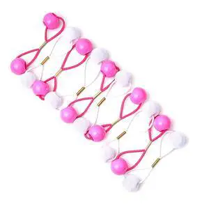 RED by Kiss 10 Pieces 16mm Ball Hair Ties, Bubble Ponytail Holders for Kids Girls Children Women Baby Toddlers, Twin Bead Colorful Elastic Hair Accessories, Cute Hair Bands with Balls (Pink Assorted) RED by Kiss 10 Pieces 16mm Ball Hair Ties, Bubble Ponytail Holders for Kids Girls Children Women Baby Toddlers, Twin Bead Colorful Elastic Hair Accessories, Cute Hair Bands with Balls (Pink Assorted)
