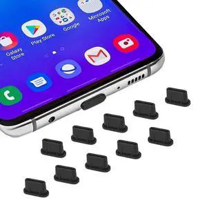 USB C Cover, 10 Pack Type C Dust Plug Charger Port Protector for iPhone 17 16 15 Pro Max, Samsung Galaxy S26, S24, S23, S22 Ultra S21, All USB C Devices & MacBook Laptop USB C Cover, 10 Pack Type C Dust Plug Charger Port Protector for iPhone 17 16 15 Pro Max, Samsung Galaxy S26, S24, S23, S22 Ultra S21, All USB C Devices & MacBook Laptop