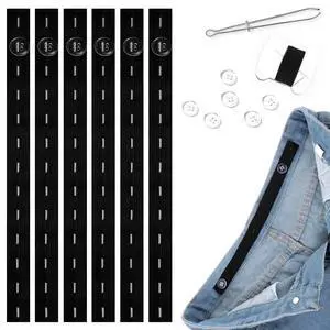 6 Pack Jeans Button Waist Tightener Adjuster Tightener for Loose Pants Women Men Children,Pants Button Extenders 6 Pack Jeans Button Waist Tightener Adjuster Tightener for Loose Pants Women Men Children,Pants Button Extenders