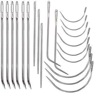 Veroave 20 PCS Curved Upholstery Sewing Needles Veroave 20 PCS Curved Upholstery Sewing Needles