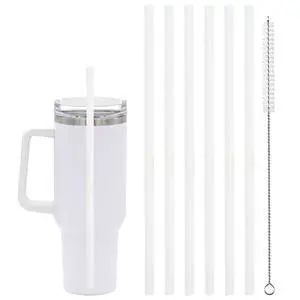 6 Pcs Replacement Straws for Stanley Adventure Quencher 40 oz & 30 oz Cup Tumbler, with Cleaning Brush 6 Pcs Replacement Straws for Stanley Adventure Quencher 40 oz & 30 oz Cup Tumbler, with Cleaning Brush