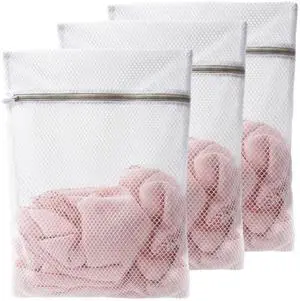 Mesh Laundry Bags 16 x 20 Inches Honeycomb Zippered for Lingerie, 3 Pack Mesh Laundry Bags 16 x 20 Inches Honeycomb Zippered for Lingerie, 3 Pack