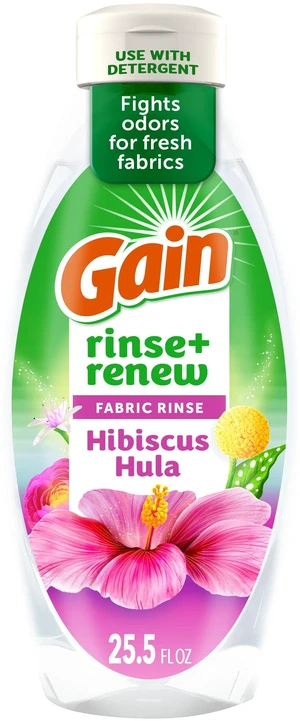 Gain Odor Fighter Fabric Rinse, 25.5fl oz, Hibiscus Hula Scent Gain Odor Fighter Fabric Rinse, 25.5fl oz, Hibiscus Hula Scent