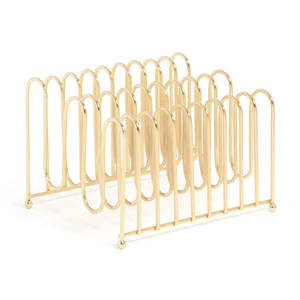 U Brands 5.95 x 5.2 x 4.21in. Bent Wire Letter Sorter, Gold U Brands 5.95 x 5.2 x 4.21in. Bent Wire Letter Sorter, Gold